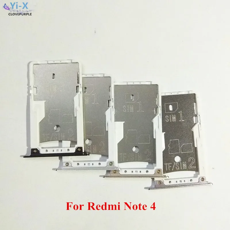 1 шт. для Redmi Note4 новый держатель SIM карты слот Micro SD адаптер Xiaomi Note 4|tray holders|xiaomi microsim