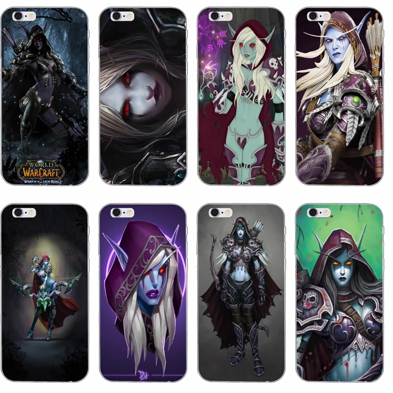 

WOW Sylvanas Windrunner slim Soft phone case For Samsung Galaxy S3 S4 S5 S6 S7 edge S8 Plus mini Note 3 4 5 Core 2 Alpha