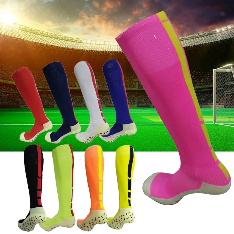 

Football Socks with Thickened Towel Bottom Skid-proof Socks Stockings Air-breathing Sweat-absorbing Wear-resistant Sport Socks