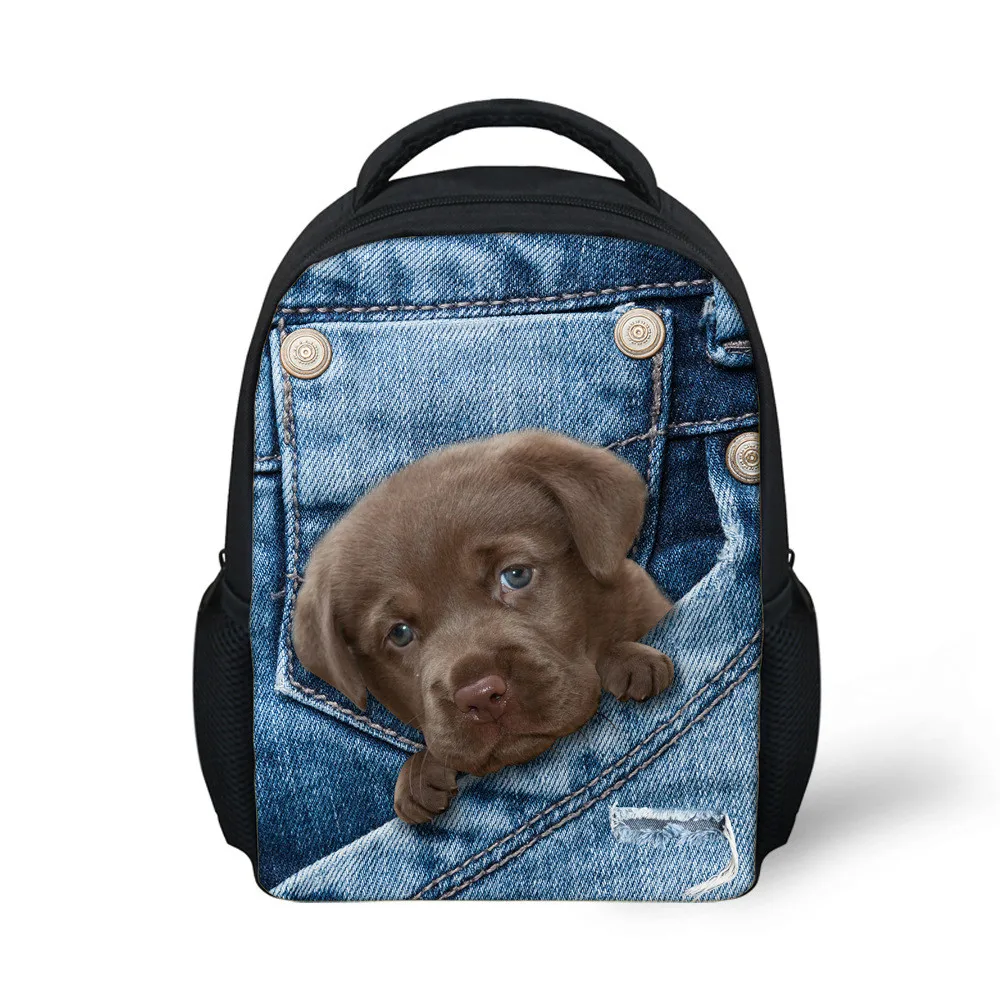 picture photo custom 3D effects Primary school bag customized shoulder bag Campus Cowboy Leprechaun pocket free design backpack