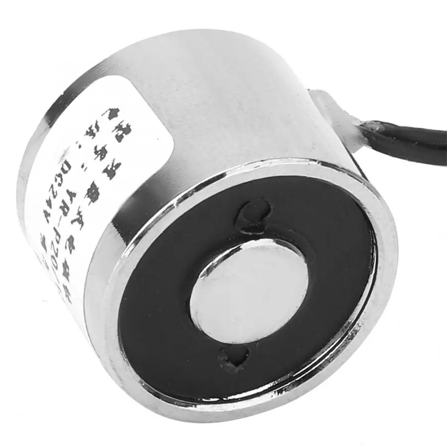 DC 12 V/24 V в форме диска 3Kg/30N Электрический магнит 20*15mm Электромагнитный Подъемный всасыватель подъемные магниты