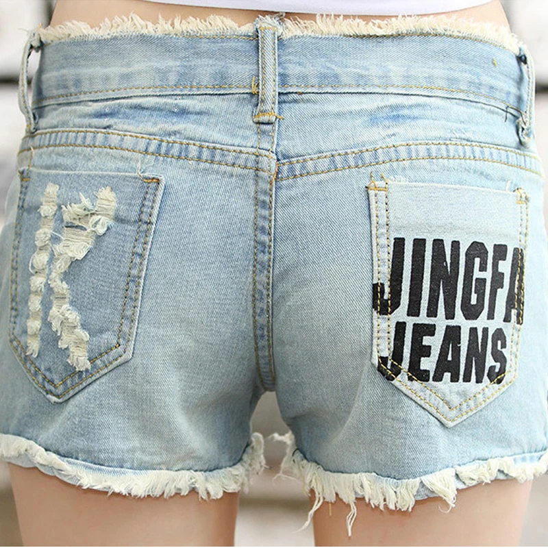 

2017 new style loose jeans women high waist jeans female blue denim Straight Shorts pants lady fashionable style high quality