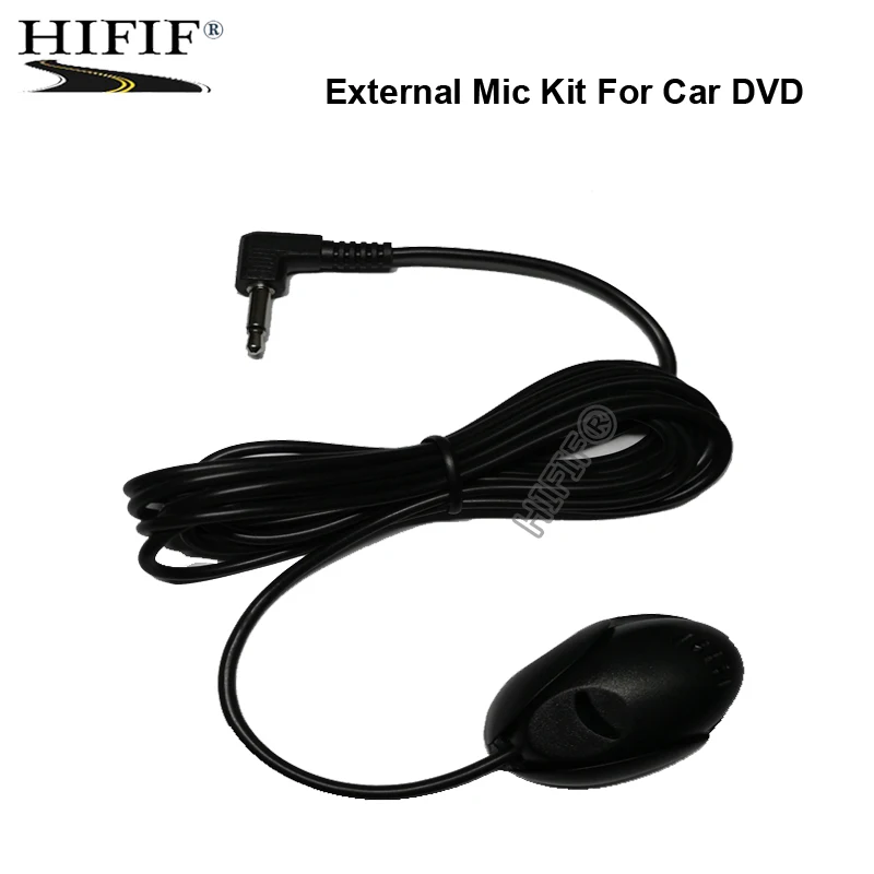 

Professionals 3.5mm External Microphone Mic for Car DVD Stereo Radio Player HeadUnits