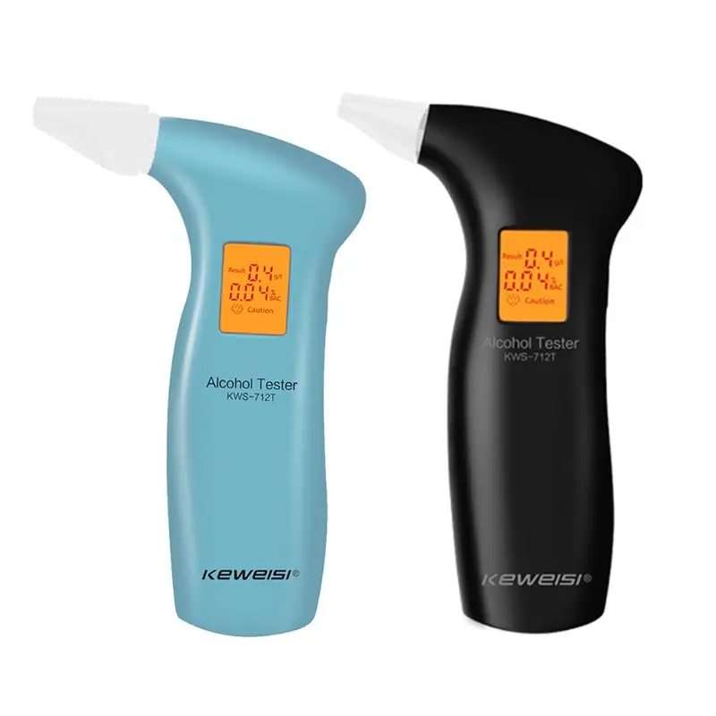 

Alcohol Breathalyser Portable Sensitive Breath Tester Accurate Digital Display LCD Light Convenient Lightweight Pocket Size