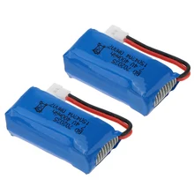 2 pçs/lote 7.4 V 400 mAh De Lítio DM007 LiPo Bateria Para RC Avião Quadcopter Zangão Helicóptero de Brinquedo Peças