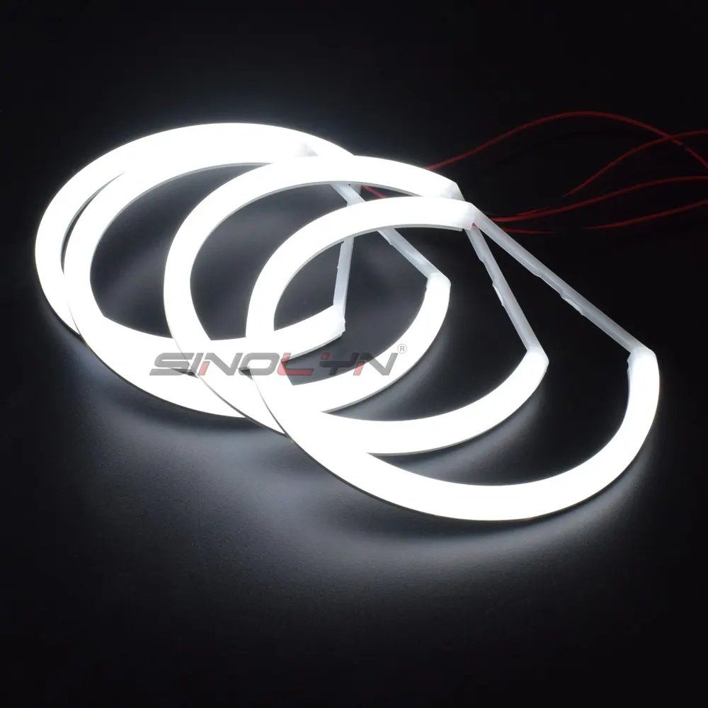  Switchback Cotton Light Halo Rings DRL LED Angel Eyes Kit For BMW 3 5 7 Series E46/E39/E38/E36 Cars - 32951098135