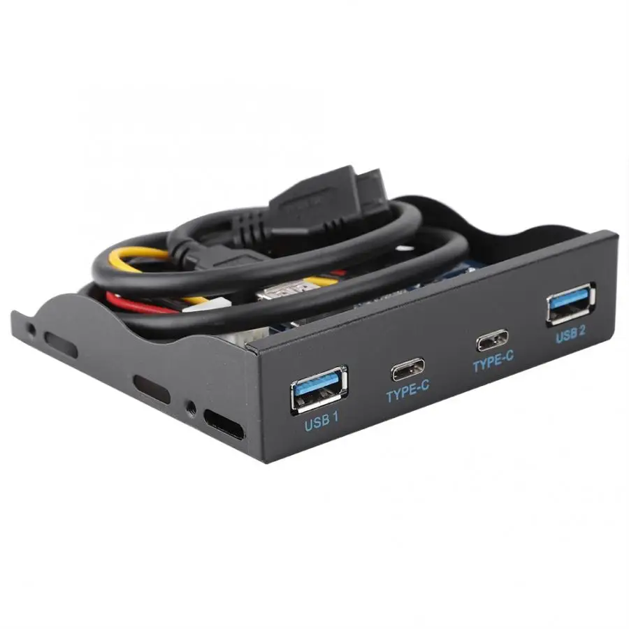 3.5 بوصة 2 ميناء USB3.0 + 2 ميناء نوع-C محور التوسع قرص مرن الجبهة لوحة قرص مرن المحاكي gotek 3.5 بوصة 2 ميناء USB3.0 + 2 ميناء نوع-C محور التوسع قرص مرن الجبهة لوحة قرص مرن المحاكي gotek