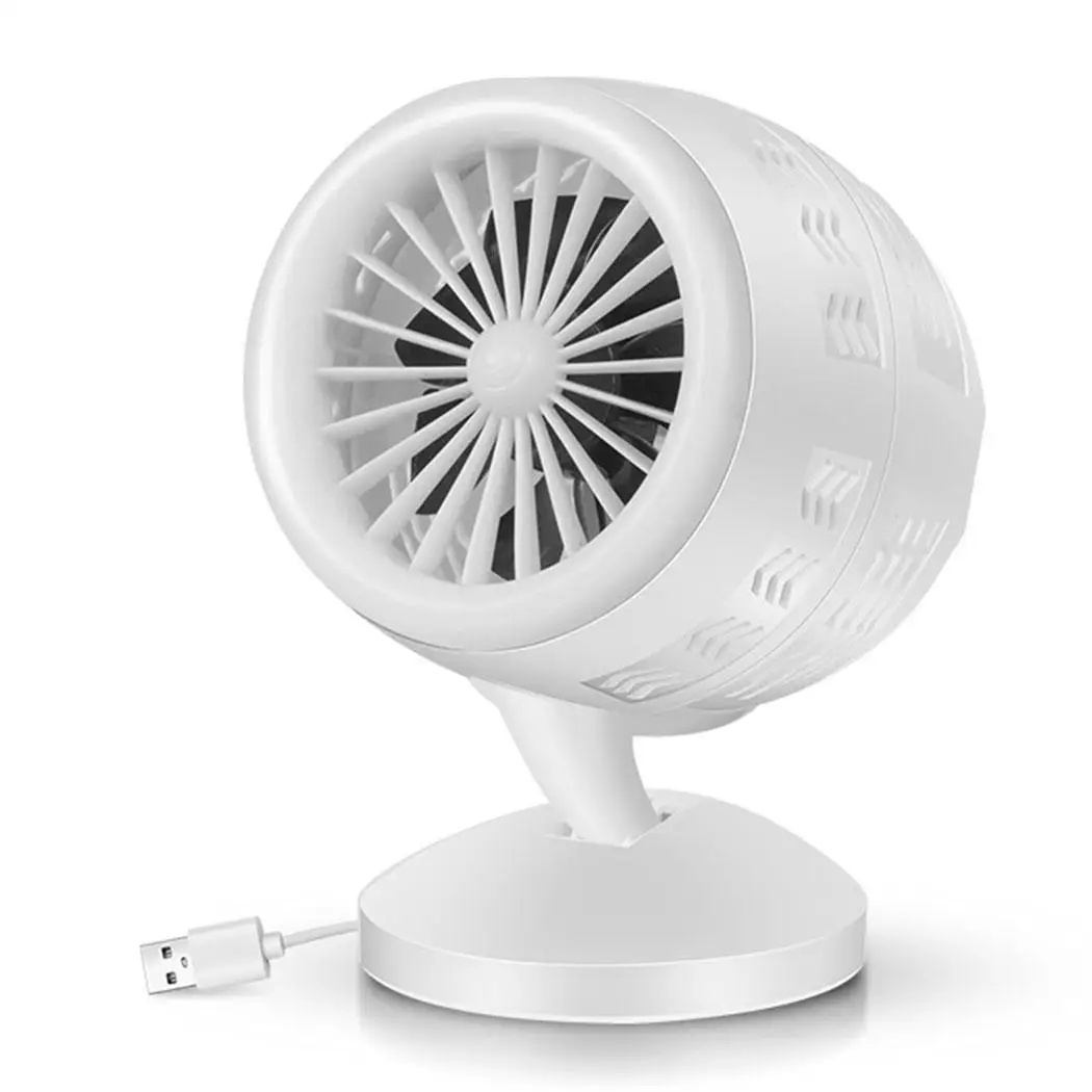 

USB Small Fan Air Convection Circulation Two-gears 51-70db Appliances Fan Portable Mini 7 inches Air Cooler 5Hz