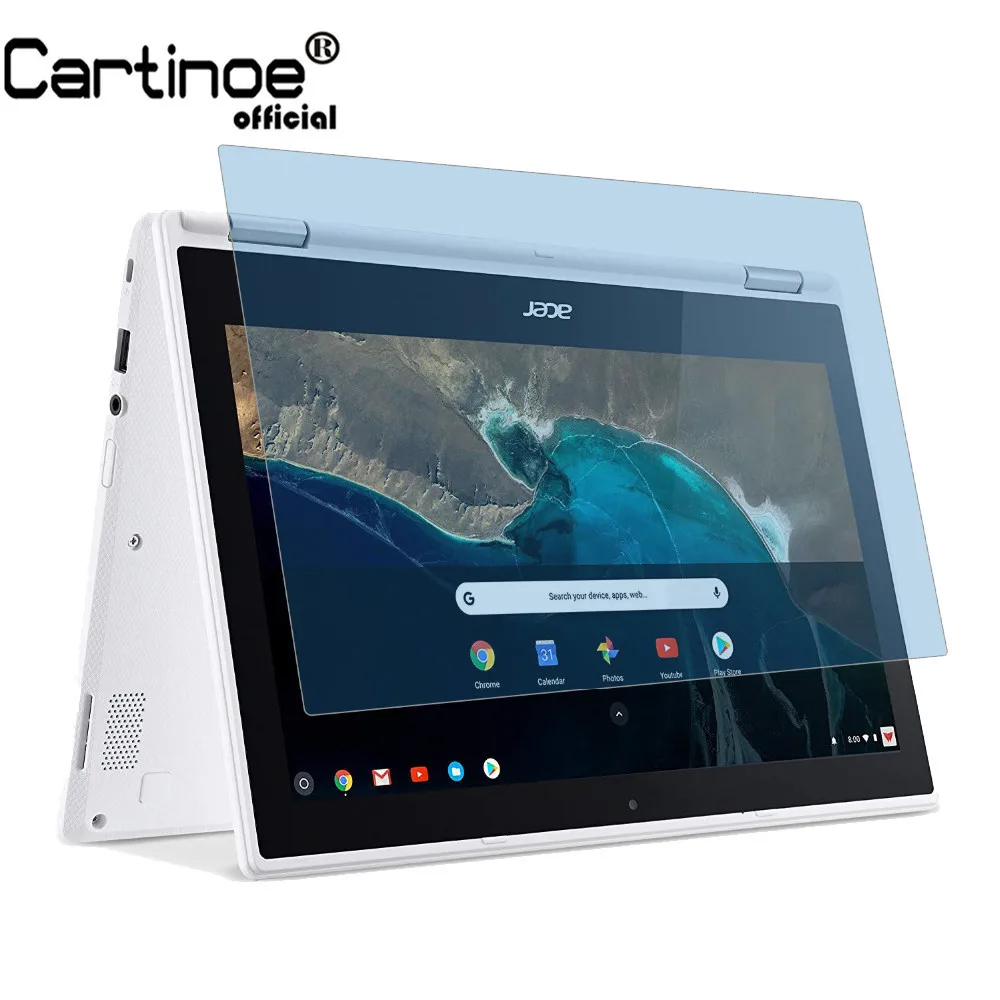 Cartinoe Universal Lcd Guard Film Anti Blue Light Laptop Screen Protector For Acer Chromebook R 11 11.6 Inch Notebook, 2pcs