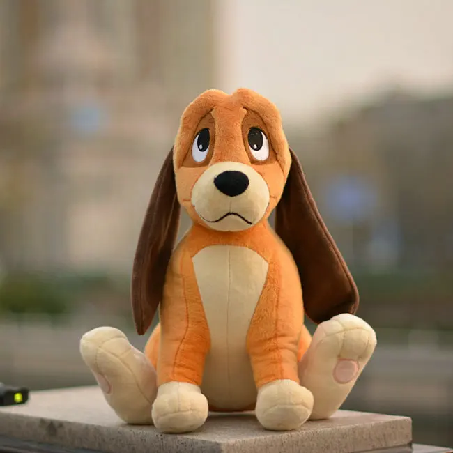 New The Fox and the Hound Copper Dog Plush For Girls Boys 33CM Kids
