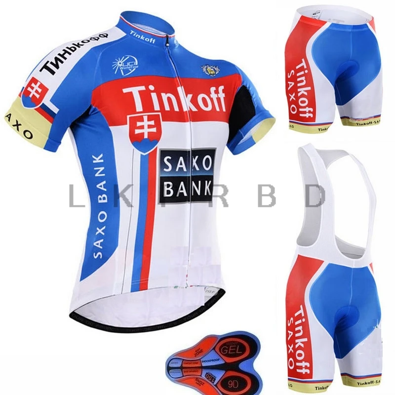 

2019 New Tinkoff Men's Summer Cycling Jersey Short Sleeve Bicycle Jerseys MTB Maillot Ciclismo Road Bike Cycling Clothing 9D GEL
