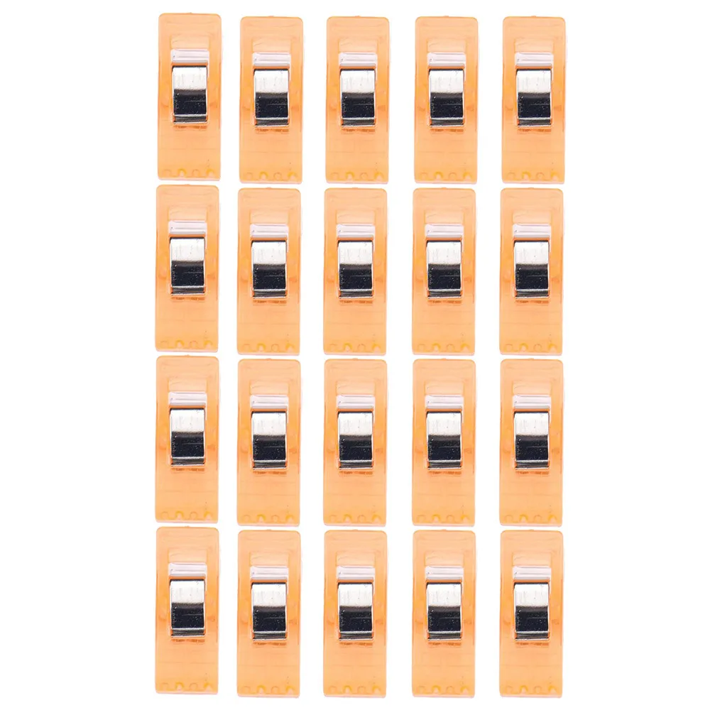 20 Pcs Sewing Craft Quilt Binding Plastic Beach Towel Clip Clamps