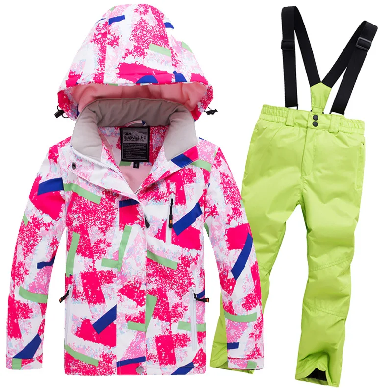 Kids Clothes Boys Winter Sports Suit For Boy Girls Ski Jacket And Pants Children'S Clothing Baby Boys Sports Warm Suit Thicker - Цвет: Style 4