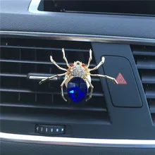 Azul aranha de metal estilo Do Carro Ornamentos carro condicionador de ar do Automóvel perfume clipe Homens e Mulheres Perfumes 100 Originais