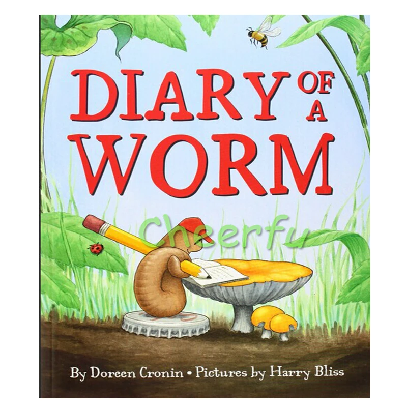 

Diary Of A Worm By Doreen Cronin English Original Picture Book Educational Diary Night Stories Books For Children Kids Gifts