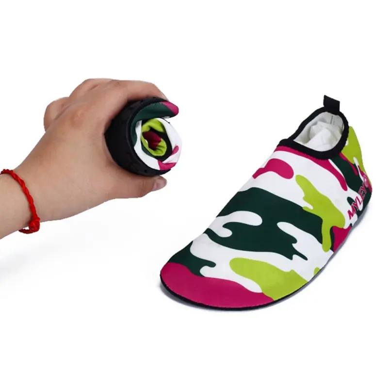 

Water Sports Yoga Exercise Pool Beach Swim Slip On Surf Barefoot Skin Water Shoes Aqua Women Sports Socks bthi