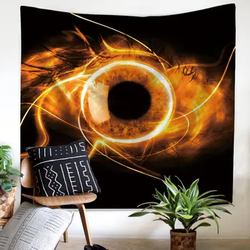 

Weird Different Eyes Velvet Polyester Tapestry Wall Hanging Beach Towel Blanket Polyester Thin Blanket Yoga Shawl Mat