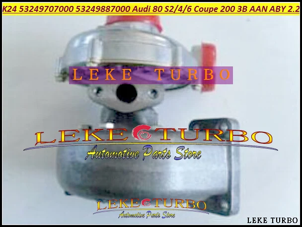 K24 53249707000 53249887000 034145703B Turbo Turbocharger For Audi 80 S2 S4 S6 200 Coupe 200 quattro 1989- 3B AAN ABY 2.2L 220HP (4)