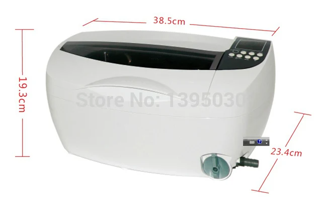 3L 80W Jewelry Ultrasonic Cleaner Stainless Steel Digital Water Heating Jewelry Cleaning Machine CD-4830