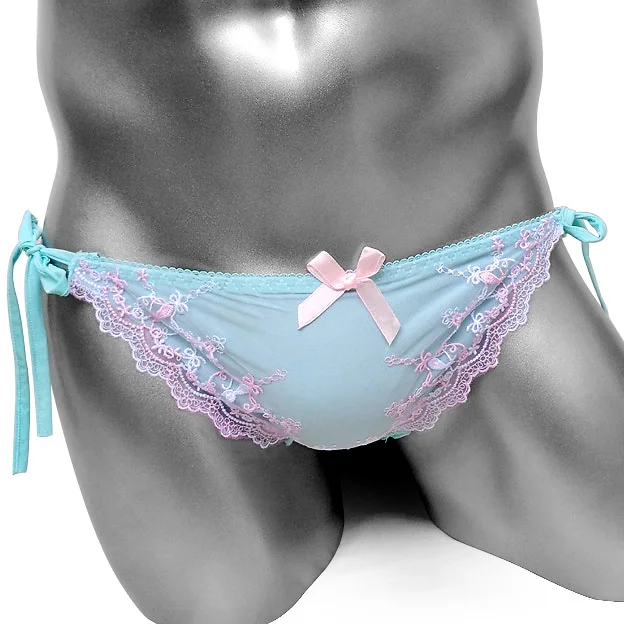 Трусики Softy из вискозы для геев пикантное нижнее белье с вышивкой на каждой