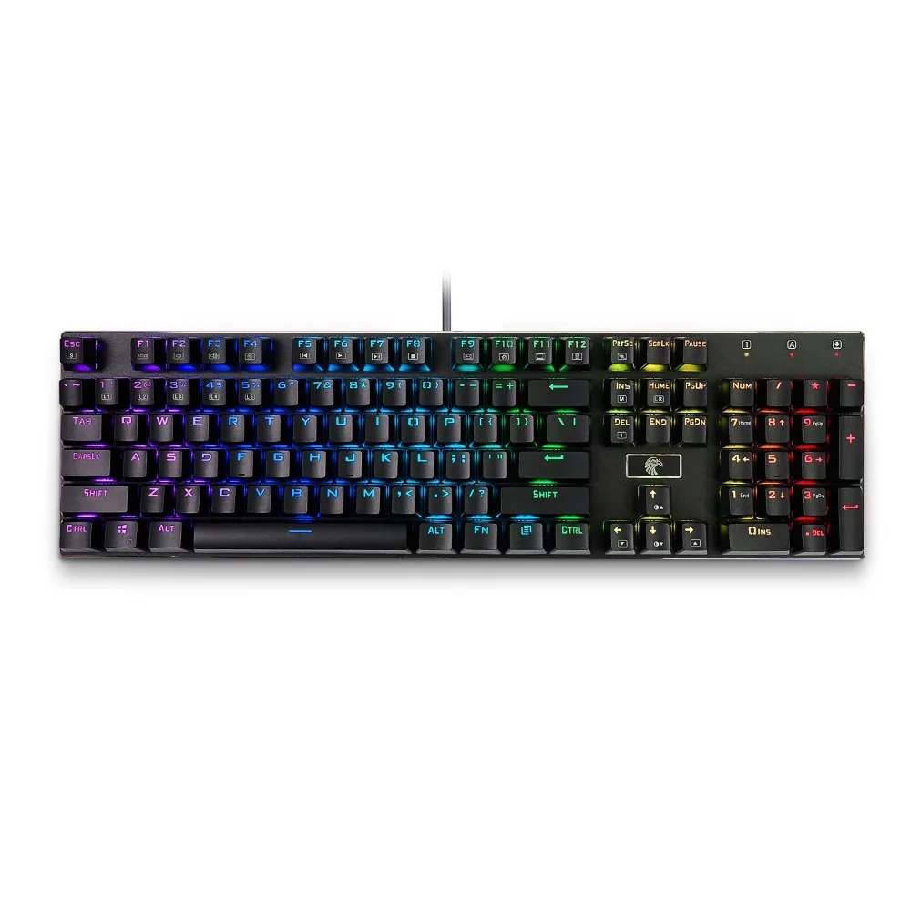 Механическая игровая клавиатура Z 88 RGB линейный красный переключатель