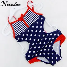 Детский купальник в горошек; цельный купальник для девочек; цельный купальник; детский купальный костюм для маленьких девочек