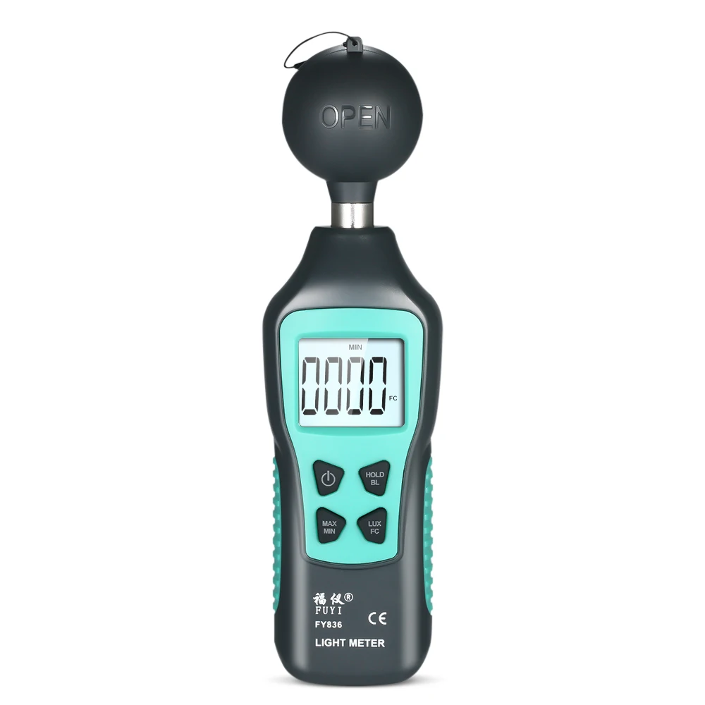 

Handheld Mini Luxmeter Light Meter LCD Display Backlight Photometer 20K Fc TO 200K Lux Light Sensor With Max Min Data Hold Mode