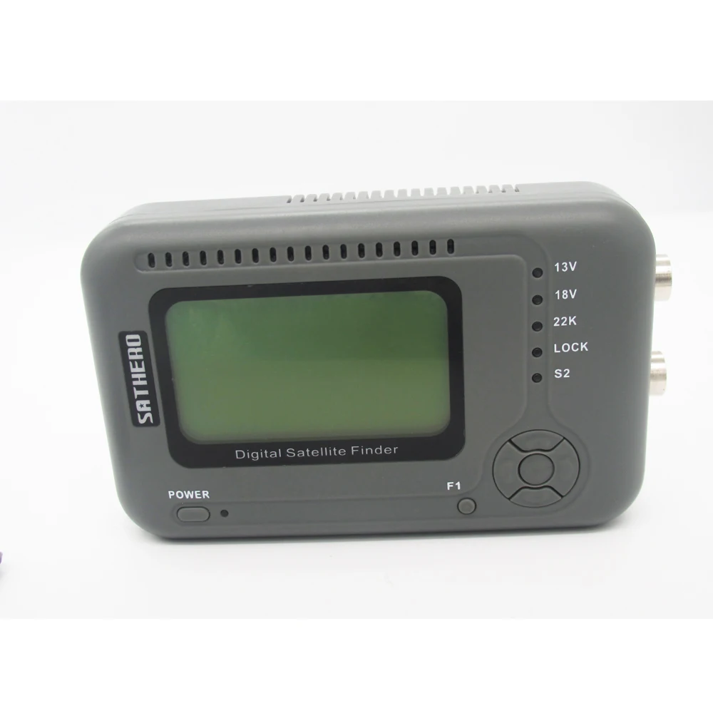 Newest SATHERO SH-310HD Digital Satellite Finder DVB-S2 & DVB-T2 Combo Signal Finder DVB-S Satfinder DVB-T Digital Signal Meter