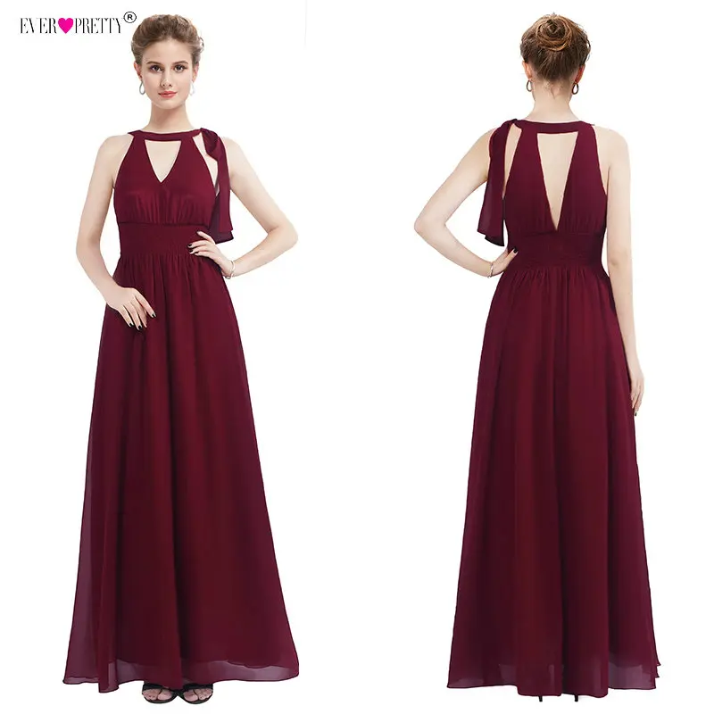 Aliexpress.com : Buy New Halter Neck Long Bridesmaid Dresses V Back ...