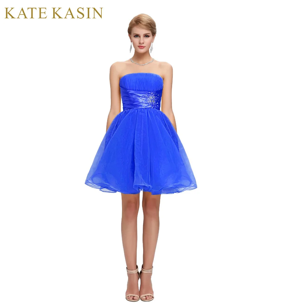 New Arrival Strapless Cocktail Dresses Homecoming Party Short Prom