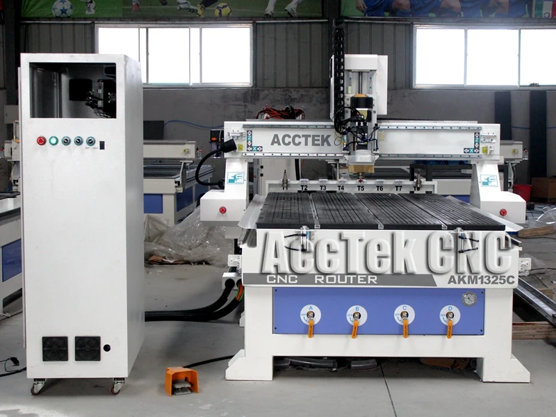 AccTek ATC cnc маршрутизатор мульти деревообрабатывающий линейный счетчик cnc маршрутизатор резьба по дереву машина