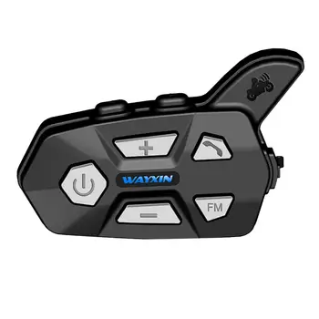 

Motorcycle Helmet Headsets Bluetooth 2 Riders Intercom for Motorcycle R5 Motorcycle FM Bt Wireless Intercomunicador Interphone