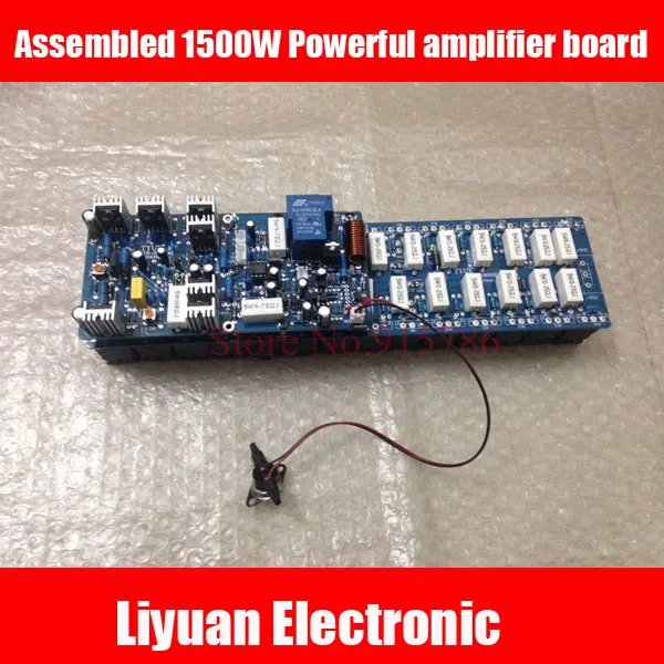 Assembled 1500W Powerful amplifier board//mono amp board stage amplifer board