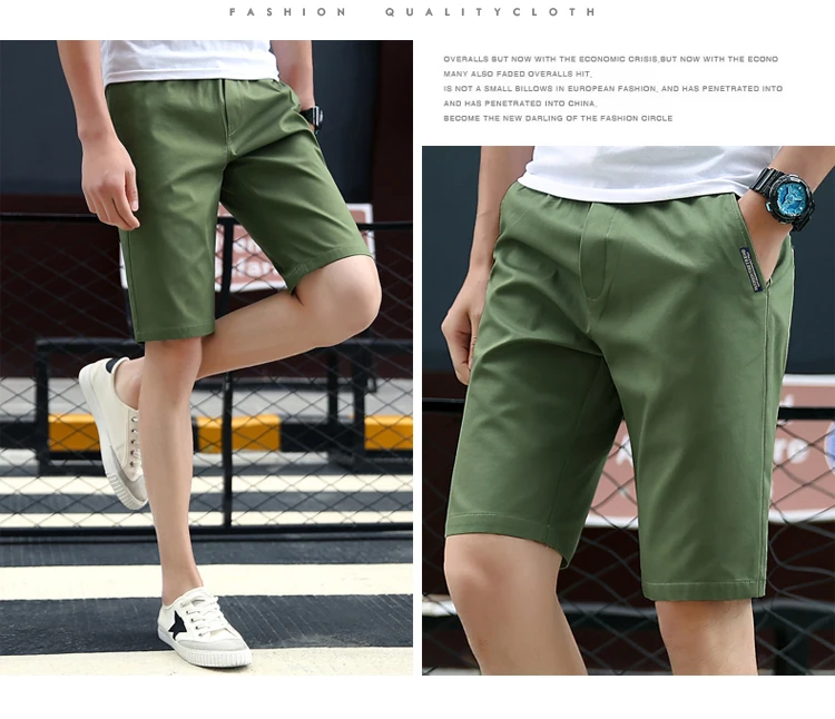 CONLION Повседневное летнее х/б мужские шорты по колено шорты модные Для мужчин шорты-бермуды Masculina большой Размеры высокое качество C137