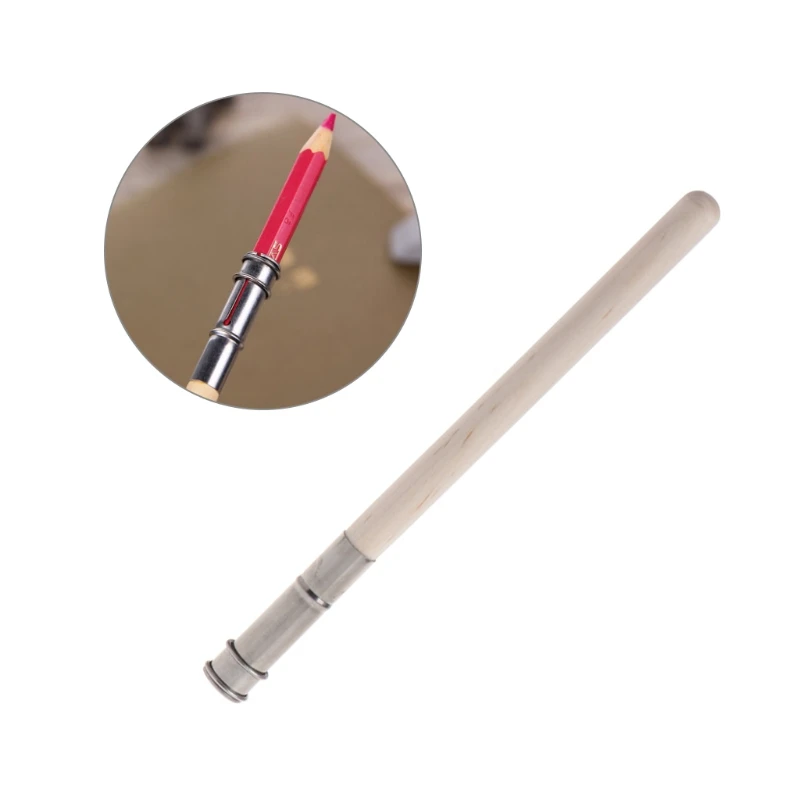 

Adjustable Pencil Extender Lengthener Holder Art Writing Drawing Hobby Tool