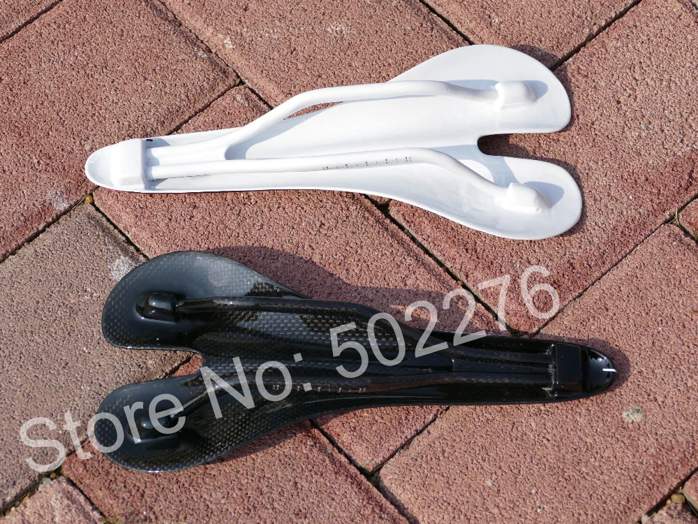 

Cycling saddle - Full Carbon Road Mountain Bike MTB Mountain Bicycle Seat Saddle White Black 110g