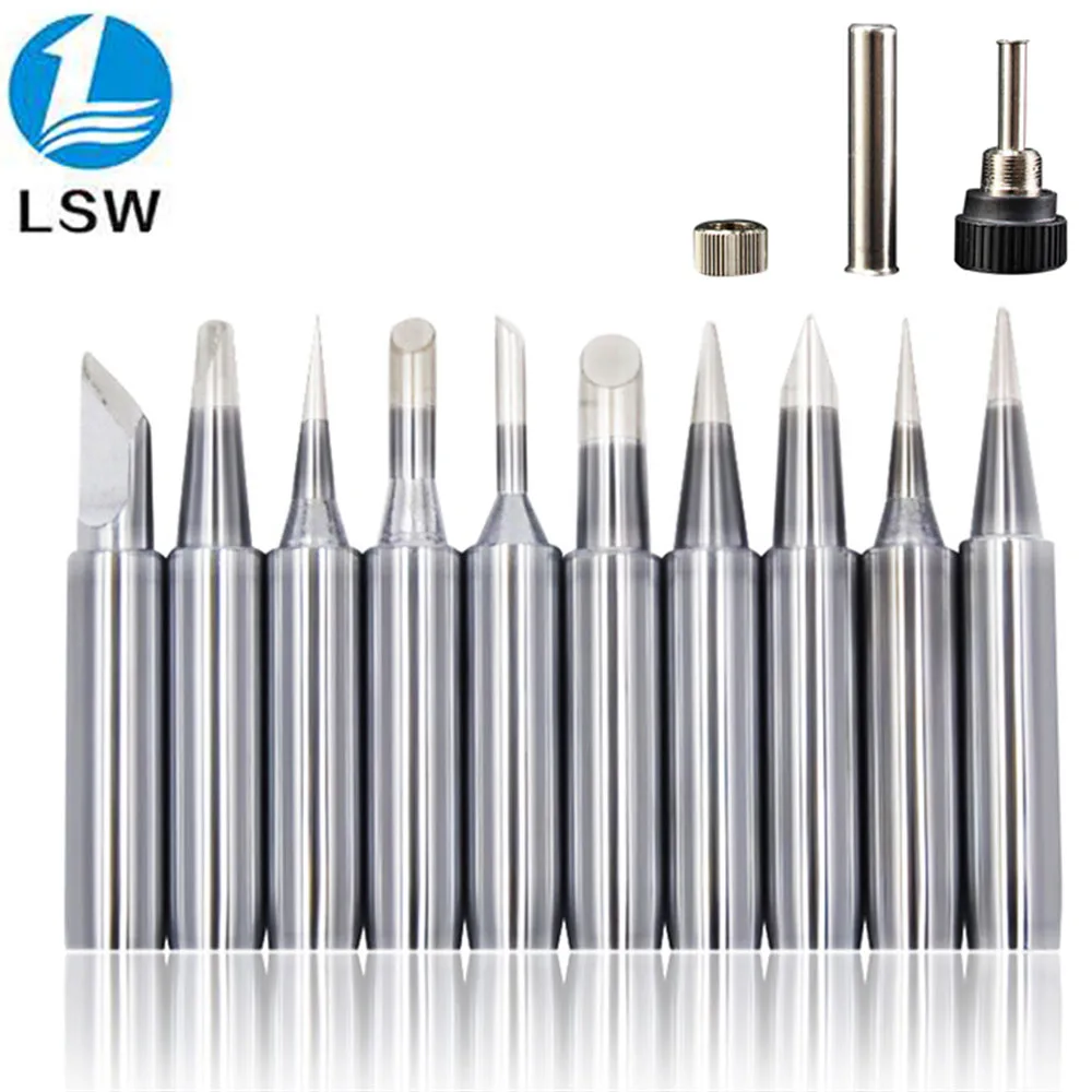 

10 pcs onstant-temperature Uk Common Solder Soldering Iron Tip For Hakko Rework Soldering Station Tool 900M 933