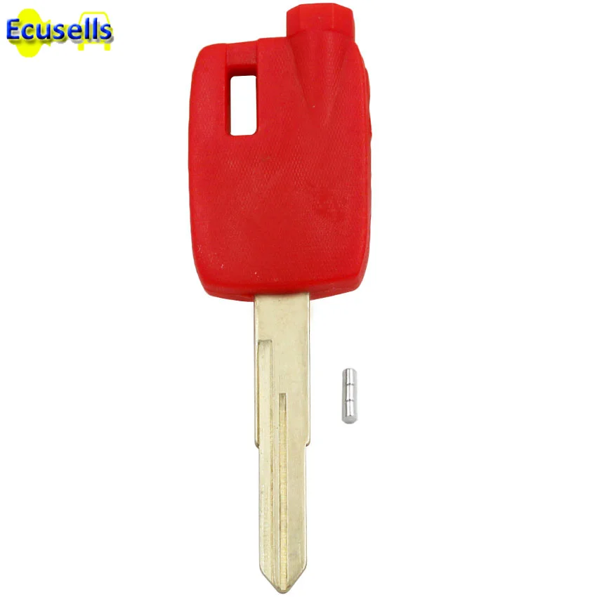 

For Suzuki Burgman AN250 AN400 AN650 Magnetic Key Blank With Uncut Blade 3 Magnets - Red color