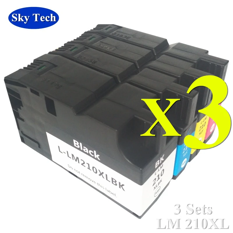 12X совместимые картриджи для Lexmark LM210XL LM-210 XL OfficeEdge Pro4000c/Pro4000/Pro5500/Pro5500t принтера |