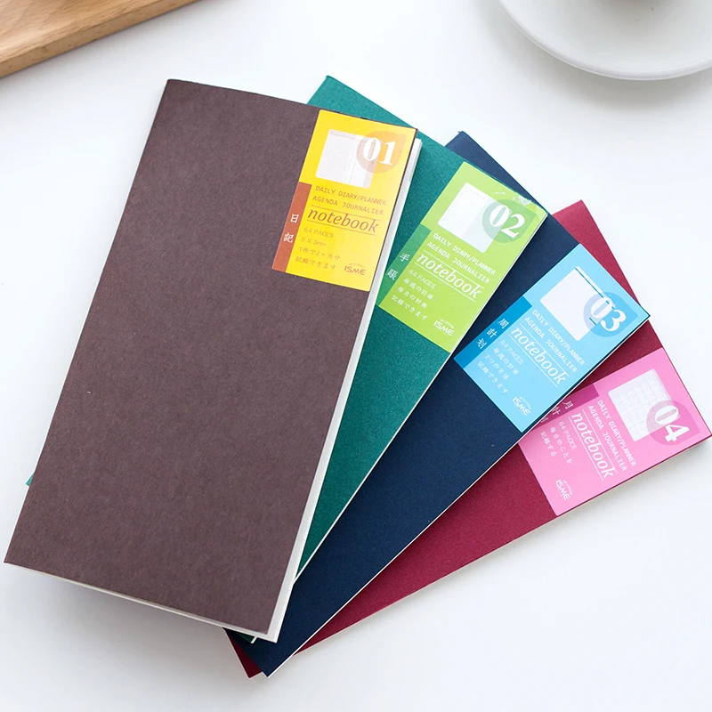 Creative Solid Standard Travelers Notebook Refill  Core Inner Paper Diary Weekly Monthly Plan 2017 Day Planner Agenda Organizer