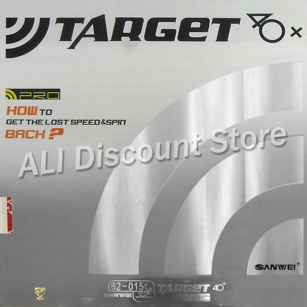 Sanwei Европейская версия TARGET 40 + Pro Pips в настольный теннис пинг понг резина с черный