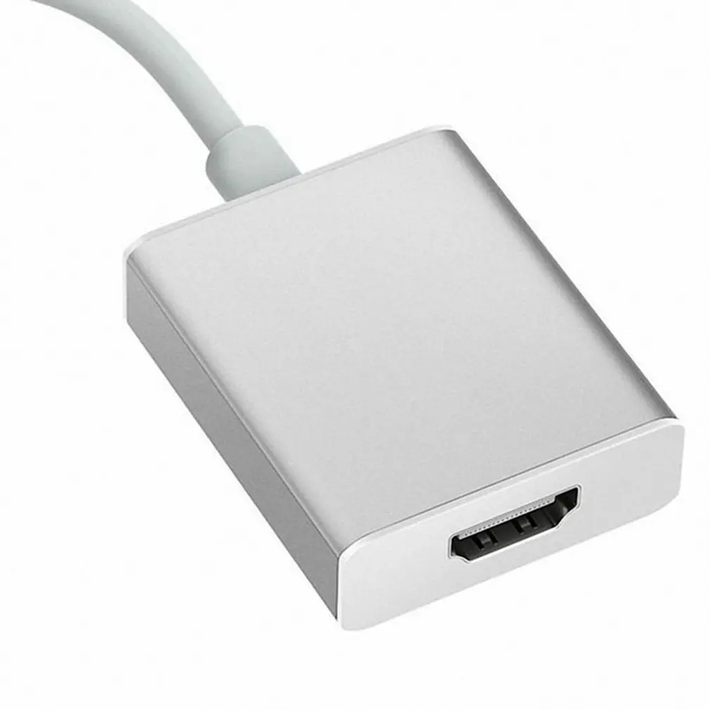 Portable Size Metal USB Type C USB-C to 4K HDMI / VGA Adapter Cable Converter Suitable for Macbook Laptop UP