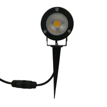 1X IP65 Водонепроницаемый светодиодный светильник для газона 3 Вт 5 Вт 7 Вт 9 Вт Спайк лужайка лампа с IP67 водонепроницаемый разъем для наружного садовый светильник ing