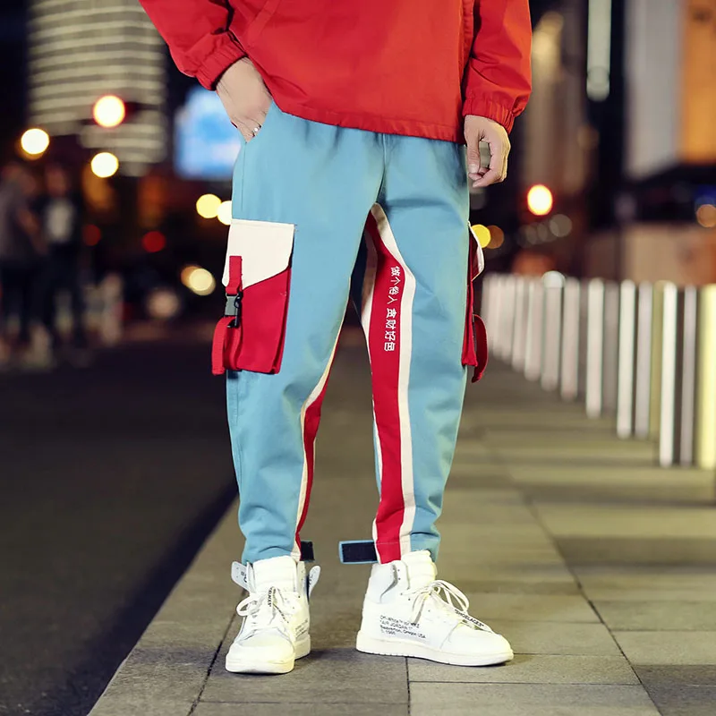 Cool Cargo Pants Men Casual Hip Hop Fashion  (3)