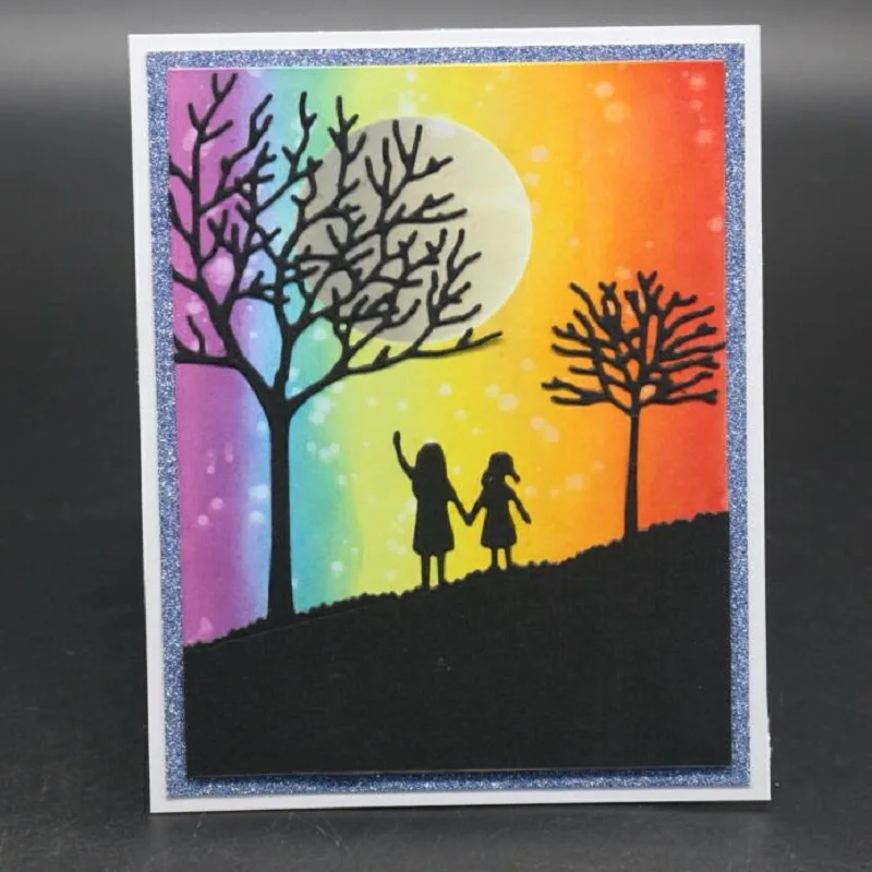 

Glita Creatif Girls Tree Metal Cutting Dies For DIY Scrapbooking paper Card Making Album decorative background stamps