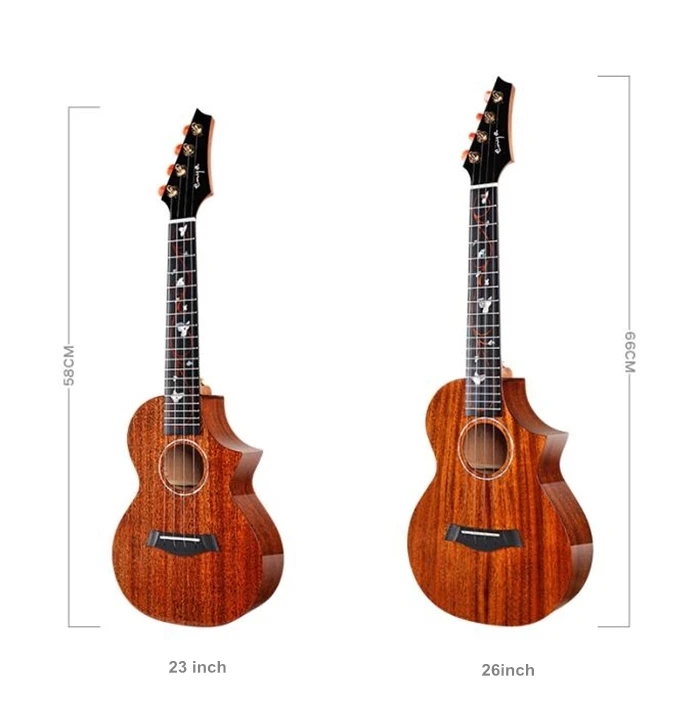 Enya M6 Ukulele Solid Mahogany 23