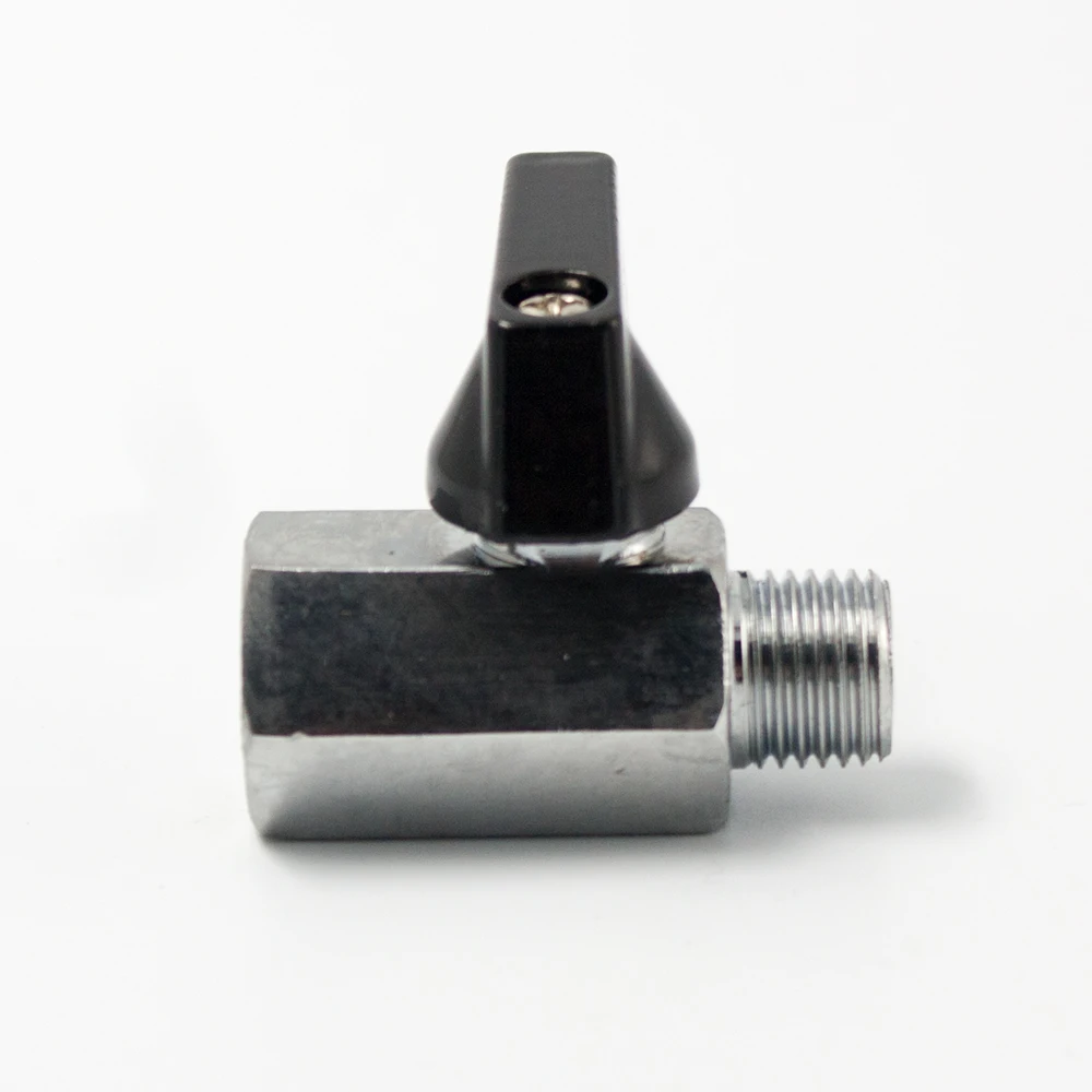 Legines Female to Male 1/4" 3/8" 1/2" G Thread Full Port Mini Air Compressor Ball Valve Polishing Shut Off Switch Faucet (2 pcs) |