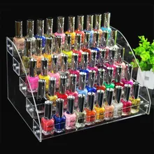 Makeup Cosmetic 5 Tiers Clear Acrylic Organizer Lipstick Jewelry Display Stand Holder Nail Polish Rack 31X22.3X17cm
