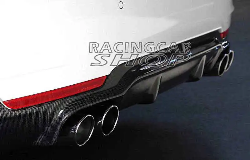 Real Carbon Fiber Rear Diffuser 435i 4pipes for BMW F32 F33 F36 4-series GranCoupe Msport models