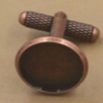 

100piece/Lot Antique Copper 12-14-16-18-20mm Round Blank Cuff Link Cufflinks Base screw rod DIY Jewelry Findings Accessories